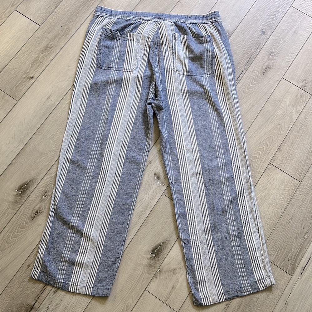 Old Navy Linen Blend Wide-Leg Pants - Picture 2 of 3